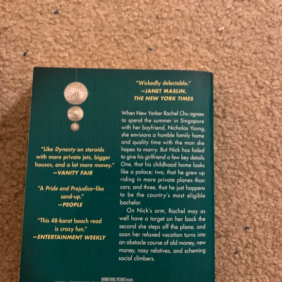 9/$40 💜Brand new book! Crazy Rich Asian - Picture 2 of 2